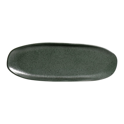 Porto Brasil GREENERY SHALLOW OVAL PR LARGE ORGANIC STONEWARE dia. 14.17x5.12"  SKU: '14214106501