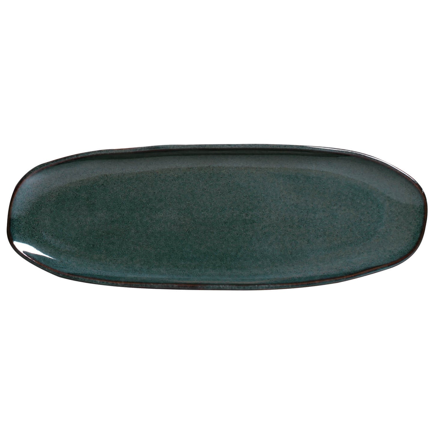 Porto Brasil OCEANO SHALLOW OVAL PR LARGE ORGANIC STONEWARE dia. 14.17x5.12"  SKU: '14214106701