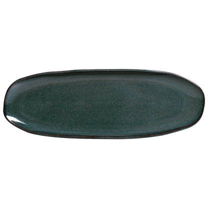 Porto Brasil OCEANO SHALLOW OVAL PR LARGE ORGANIC STONEWARE dia. 14.17x5.12"  SKU: '14214106701