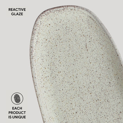 Porto Brasil PISTACHE SHALLOW OVAL PR LARGE ORGANIC STONEWARE dia. 14.17x5.12"  SKU: '14214108801