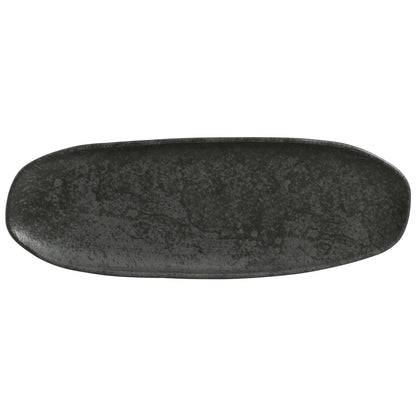 Porto Brasil CHROMIUM SHALLOW OVAL PR LARGE ORGANIC STONEWARE dia. 14.17x5.12"  SKU: '14214115901