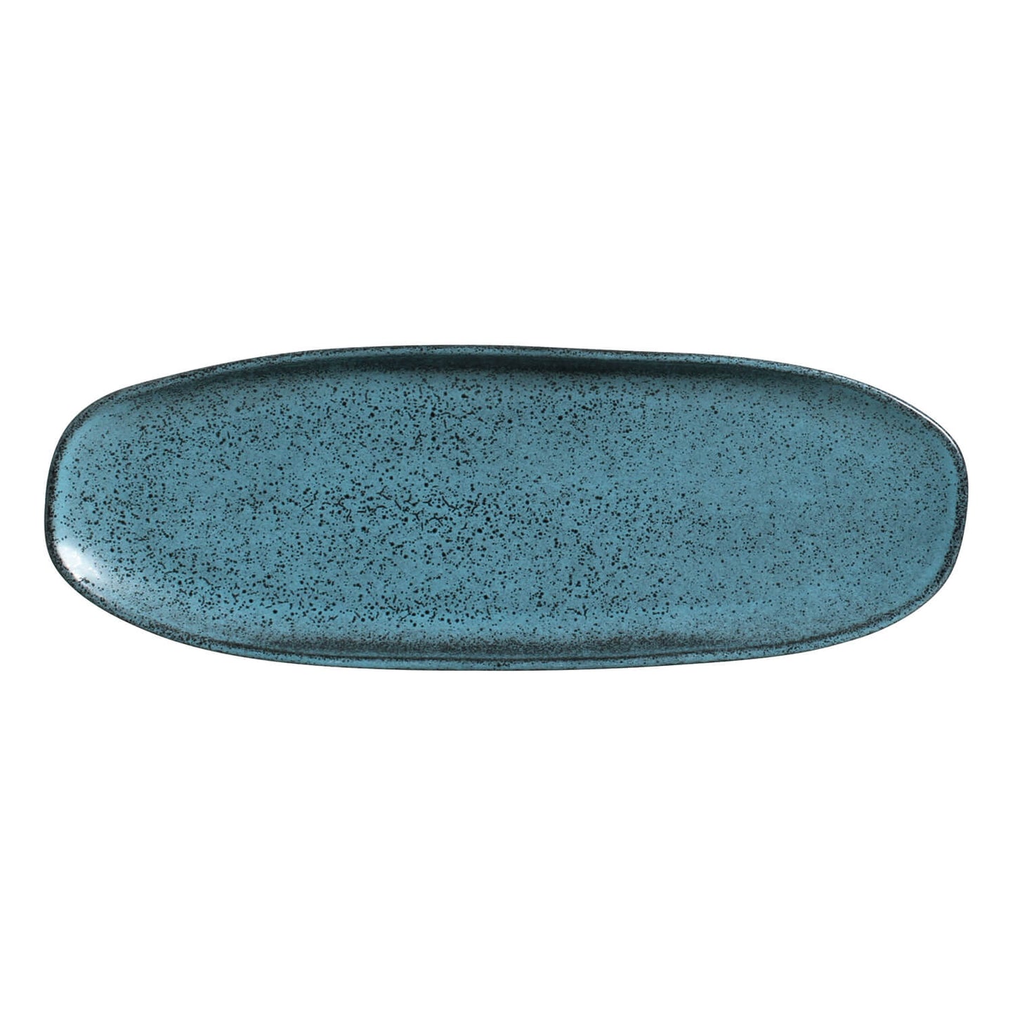 Porto Brasil NIGHT SKY SHALLOW OVAL PR LARGE ORGANIC STONEWARE dia. 14.17x5.12"  SKU: '1421477201