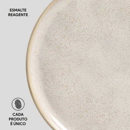 Porto Brasil LATTE DESSERT PLATE BIO STONEWARE dia. 8.46"   SKU: '1431108501