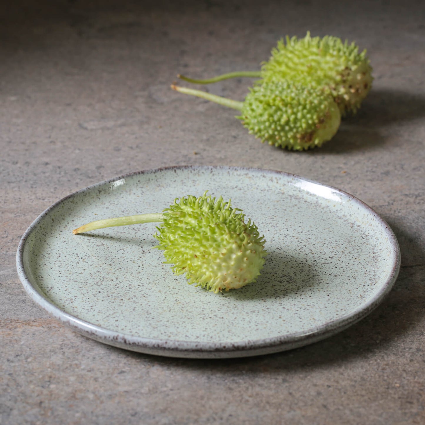 Porto Brasil PISTACHE DESSERT PLATE BIO STONEWARE dia. 8.46"  SKU: '1431108801