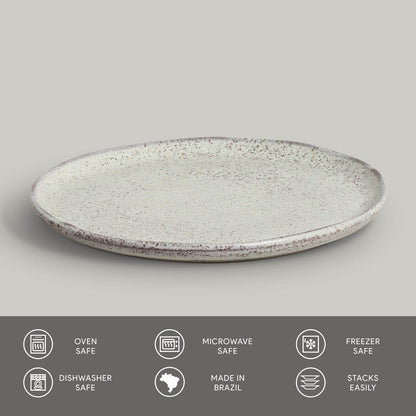 Porto Brasil PISTACHE DESSERT PLATE BIO STONEWARE dia. 8.46"  SKU: '1431108801
