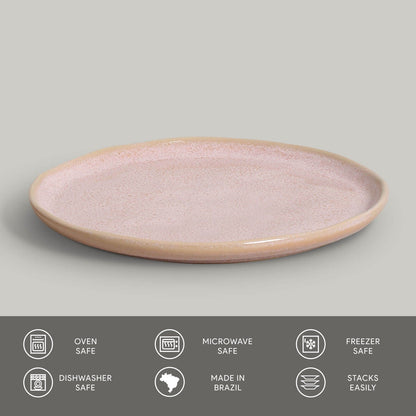Porto Brasil LITCHI DESSERT PLATE BIO STONEWARE dia. 8.46"  SKU: '1431109201