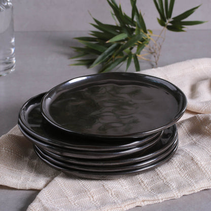 Porto Brasil METALLICA DESSERT PLATE BIO STONEWARE dia. 8.46"  SKU: '1431109301