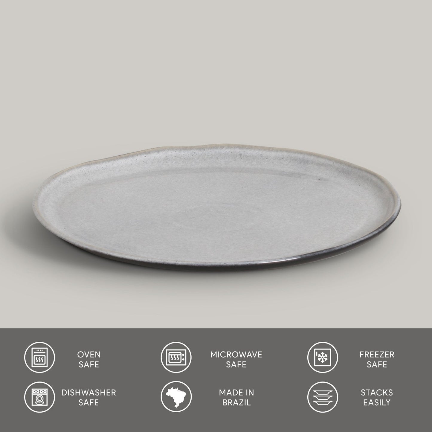 Porto Brasil DUST DESSERT PLATE BIO STONEWARE dia. 8.46"   SKU: '1431115801