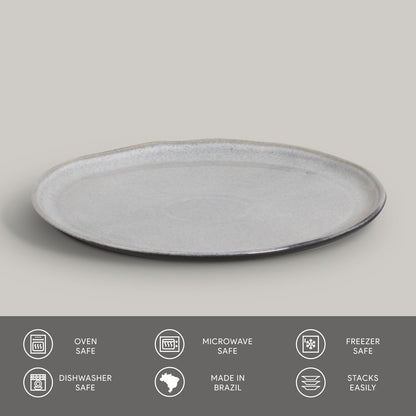 Porto Brasil DUST DESSERT PLATE BIO STONEWARE dia. 8.46"   SKU: '1431115801
