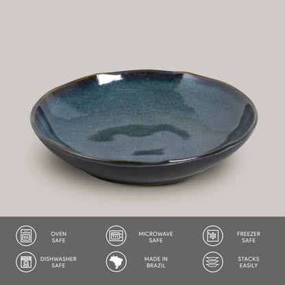 Porto Brasil OCEANO BOWL ORGANIC STONEWARE dia. 6.9x2.2"  SKU: '14314106701