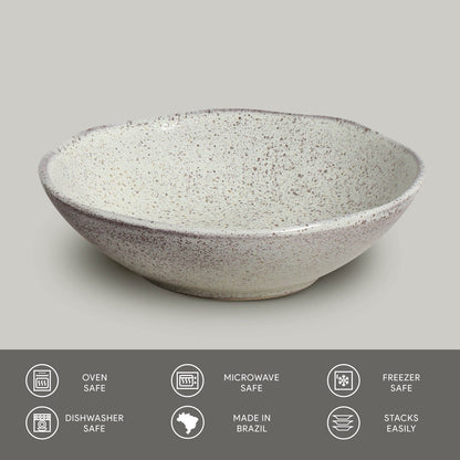 Porto Brasil PISTACHE BOWL ORGANIC STONEWARE dia. 6.9x2.2"  SKU: '14314108801