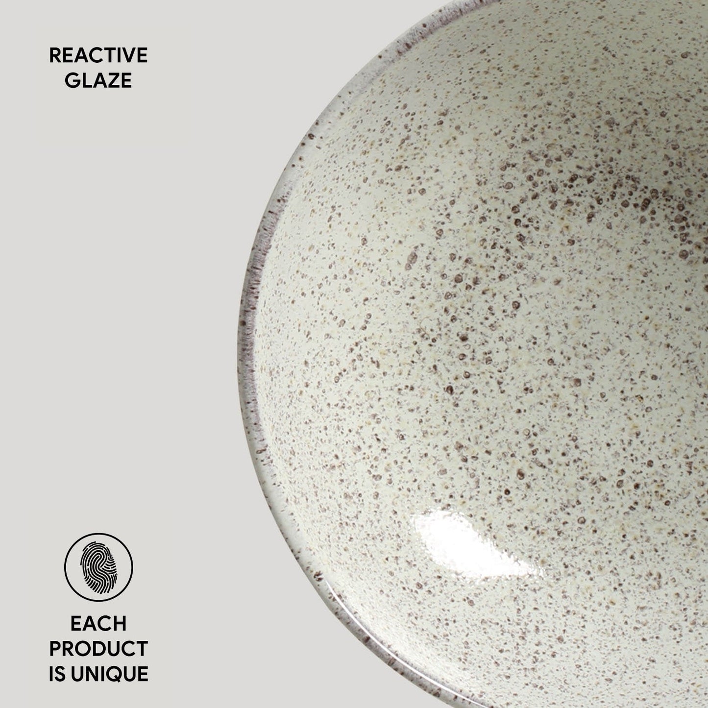 Porto Brasil PISTACHE BOWL ORGANIC STONEWARE dia. 6.9x2.2"  SKU: '14314108801