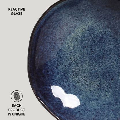 Porto Brasil DENIM BOWL ORGANIC STONEWARE dia. 6.9x2.2"  SKU: '14314113001