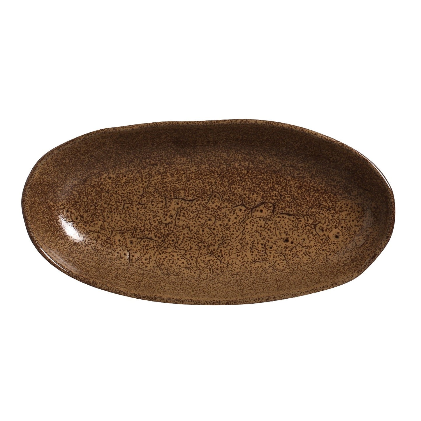 Porto Brasil DIJON DEEP OVAL PR LARGE ORGANIC STONEWARE dia. 12.6x6.3"  SKU: '14414105801