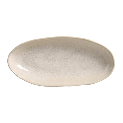 Porto Brasil LATTE DEEP OVAL PR LARGE ORGANIC STONEWARE dia. 12.6x6.3"  SKU: '14414108501