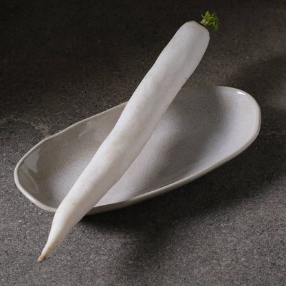 Porto Brasil LATTE DEEP OVAL PR LARGE ORGANIC STONEWARE dia. 12.6x6.3"  SKU: '14414108501