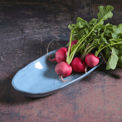 Porto Brasil BREEZE DEEP OVAL PR LARGE ORGANIC STONEWARE dia. 12.6x6.3"  SKU: '14414109001