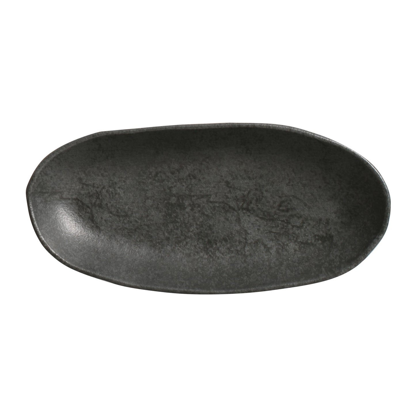 Porto Brasil CHROMIUM DEEP OVAL PR LARGE ORGANIC STONEWARE dia. 12.6x6.3"  SKU: '14414115901