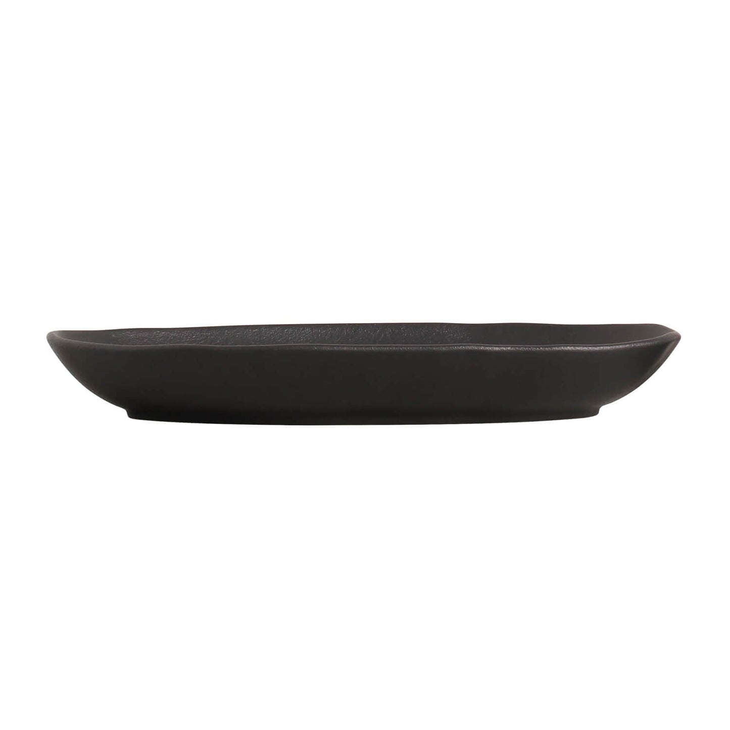 Porto Brasil MATTE BLACK DEEP OVAL PR LARGE ORGANIC STONEWARE dia. 12.6x6.3"  SKU: '1441473901