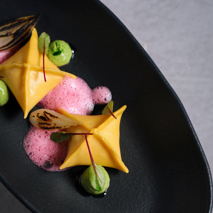 Porto Brasil MATTE BLACK DEEP OVAL PR LARGE ORGANIC STONEWARE dia. 12.6x6.3"  SKU: '1441473901