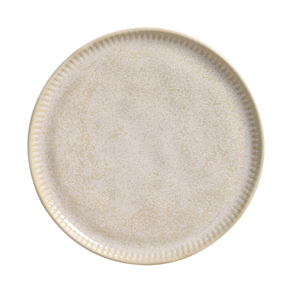 Porto Brasil LATTE LINHAS DESSERT PLATE STONEWARE dia. 8.46"  SKU: '1461108501
