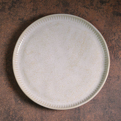 Porto Brasil LATTE LINHAS DESSERT PLATE STONEWARE dia. 8.46"  SKU: '1461108501