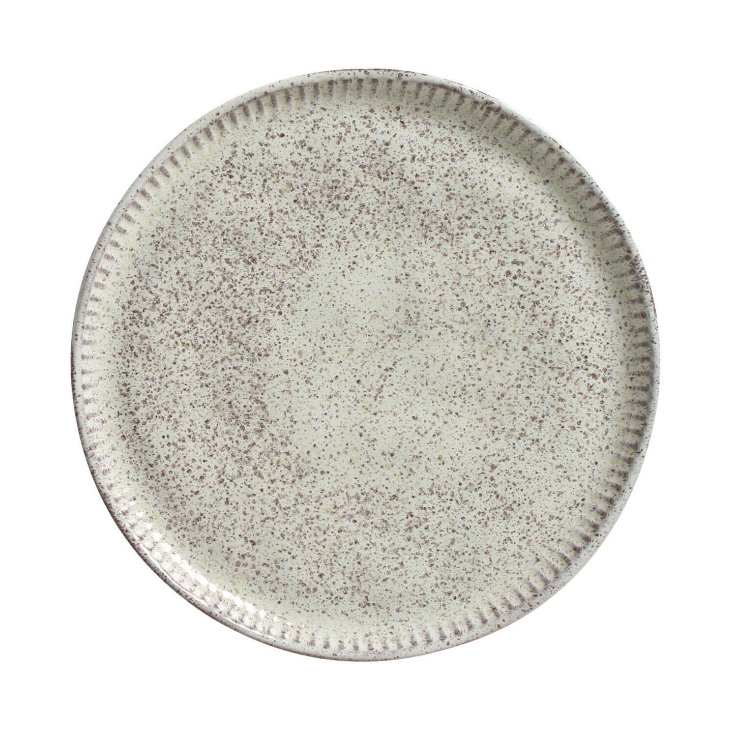Porto Brasil PISTACHE LINHAS DESSERT PLATE STONEWARE dia. 8.46"  SKU: '1461108801