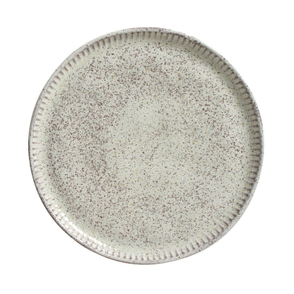 Porto Brasil PISTACHE LINHAS DESSERT PLATE STONEWARE dia. 8.46"  SKU: '1461108801