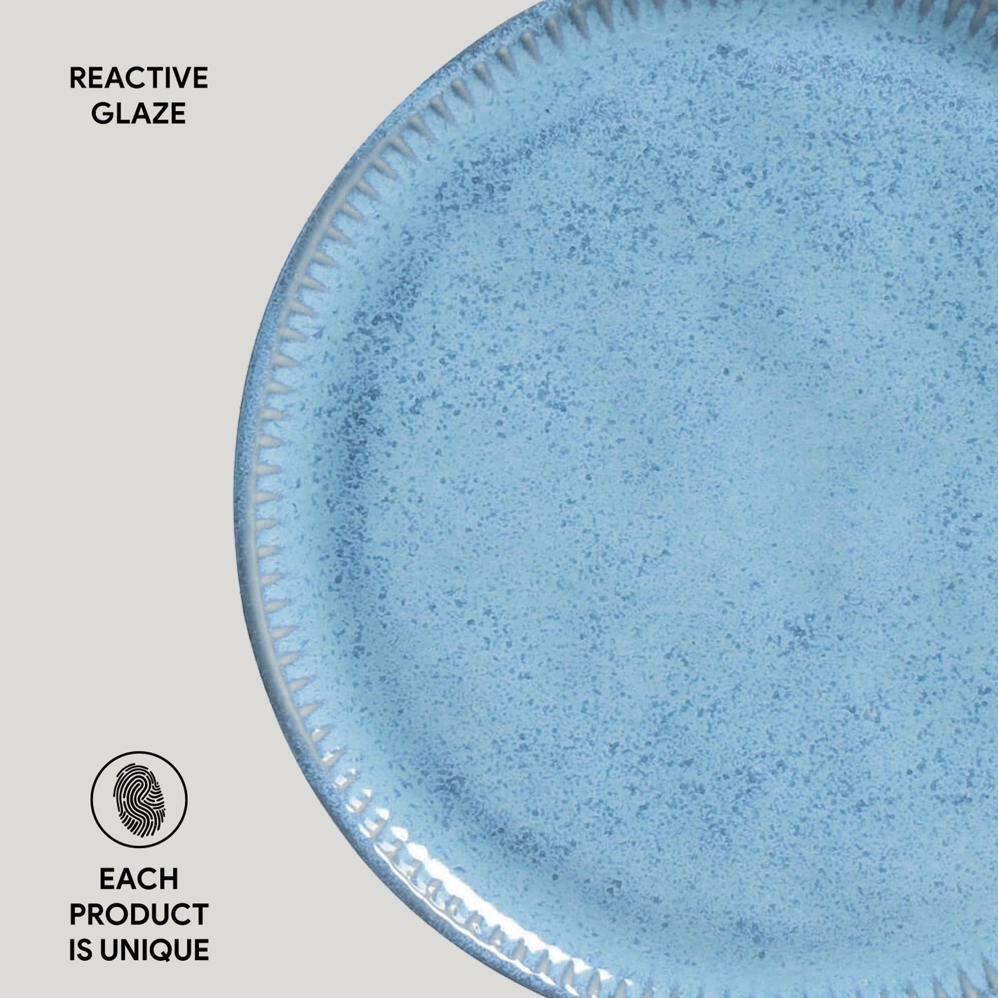 Porto Brasil BREEZE LINHAS DESSERT PLATE STONEWARE dia. 8.46"  SKU: '1461109001