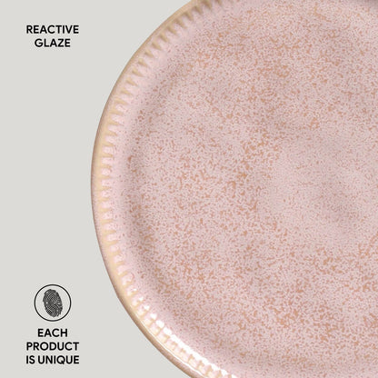 Porto Brasil LITCHI LINHAS DESSERT PLATE STONEWARE dia. 8.46"  SKU: '1461109201