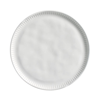 Porto Brasil NEW WHITE LINHAS DESSERT PLATE STONEWARE dia. 8.46"   SKU: '1461119801