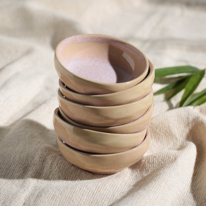 Porto Brasil LITCHI RAMEKIN ORGANIC MEDIUM STONEWARE dia. 3.54x1.18"  SKU: '14614109201