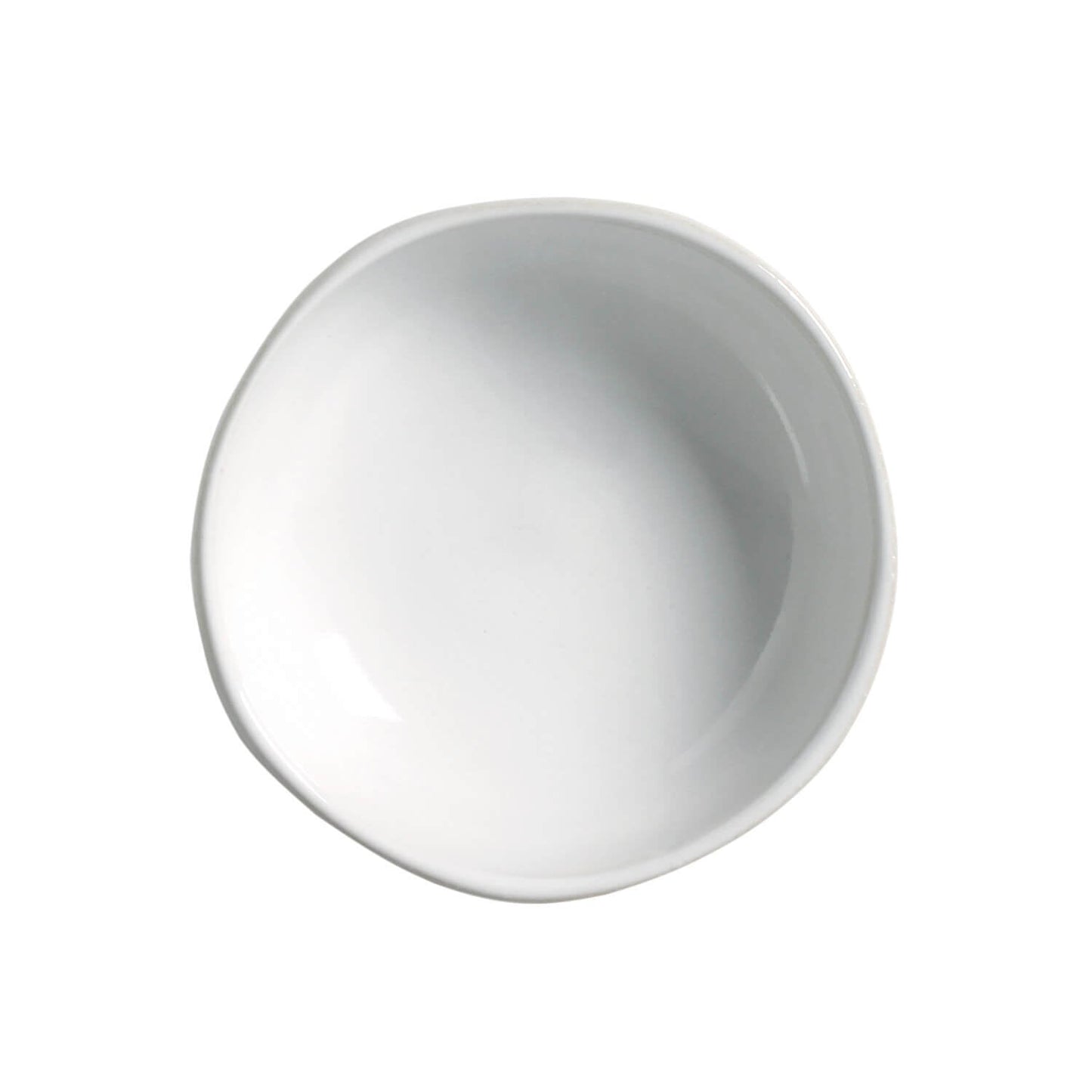 Porto Brasil NEW WHITE RAMEKIN ORGANIC MEDIUM STONEWARE dia. 3.54x1.18"  SKU: '14614119801