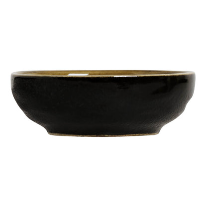 Porto Brasil AMBER RAMEKIN ORGANIC MEDIUM STONEWARE dia. 3.54x1.18"  SKU: '1461477101