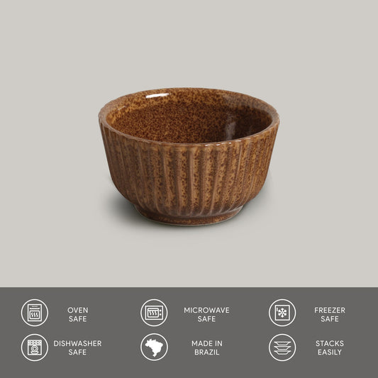 Porto Brasil DIJON LINHAS RAMEKIN STONEWARE dia. 3.5x1.97"  SKU: '14661105801