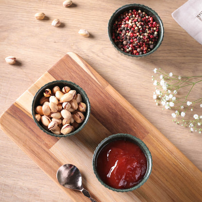 Porto Brasil GREENERY LINHAS RAMEKIN STONEWARE dia. 3.5x1.97" GREENEERY SKU: '14661106501