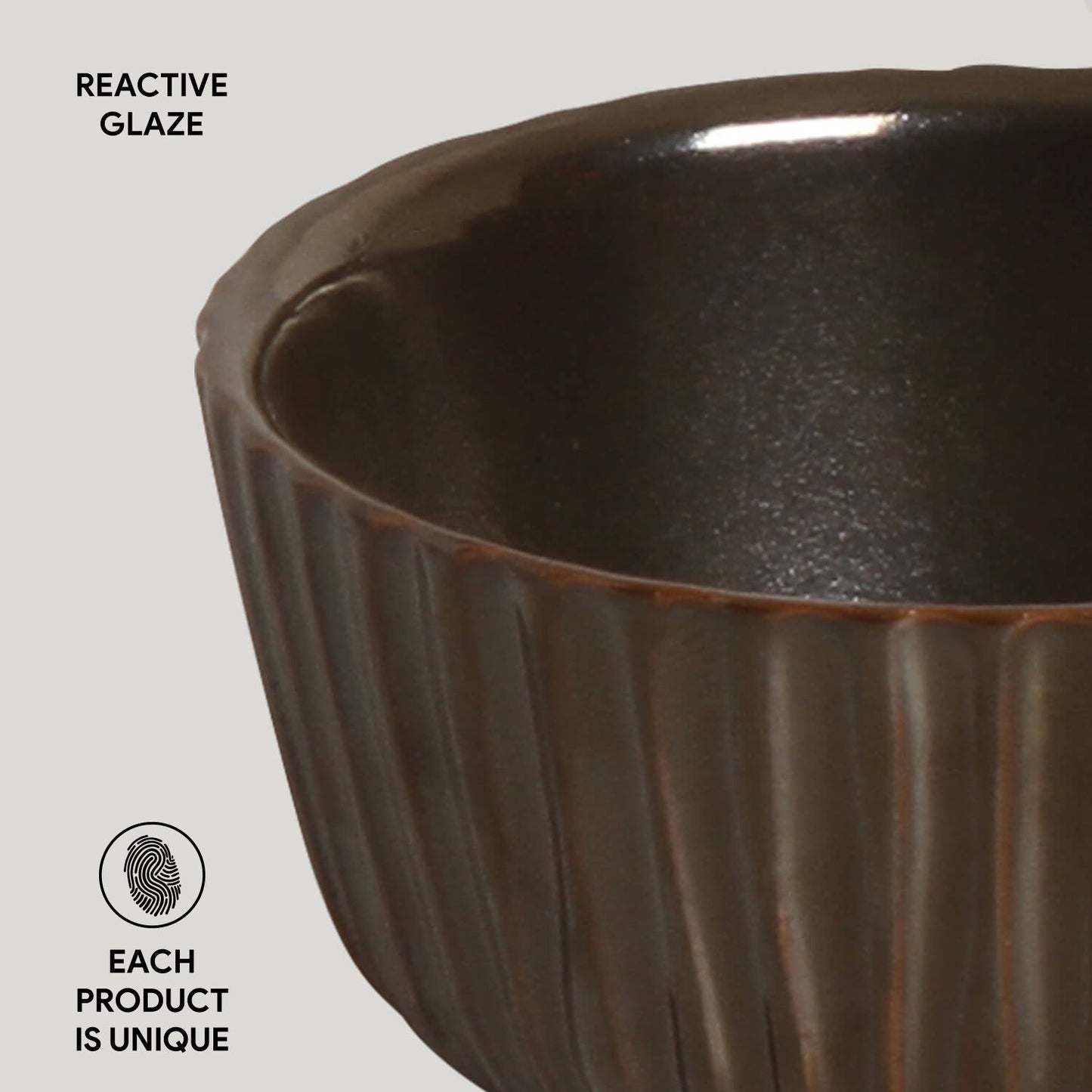 Porto Brasil METALLICA LINHAS RAMEKIN STONEWARE dia. 3.5x1.97"  SKU: '14661109301