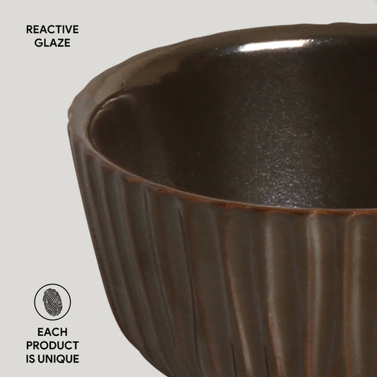 Porto Brasil METALLICA LINHAS RAMEKIN STONEWARE dia. 3.5x1.97"  SKU: '14661109301