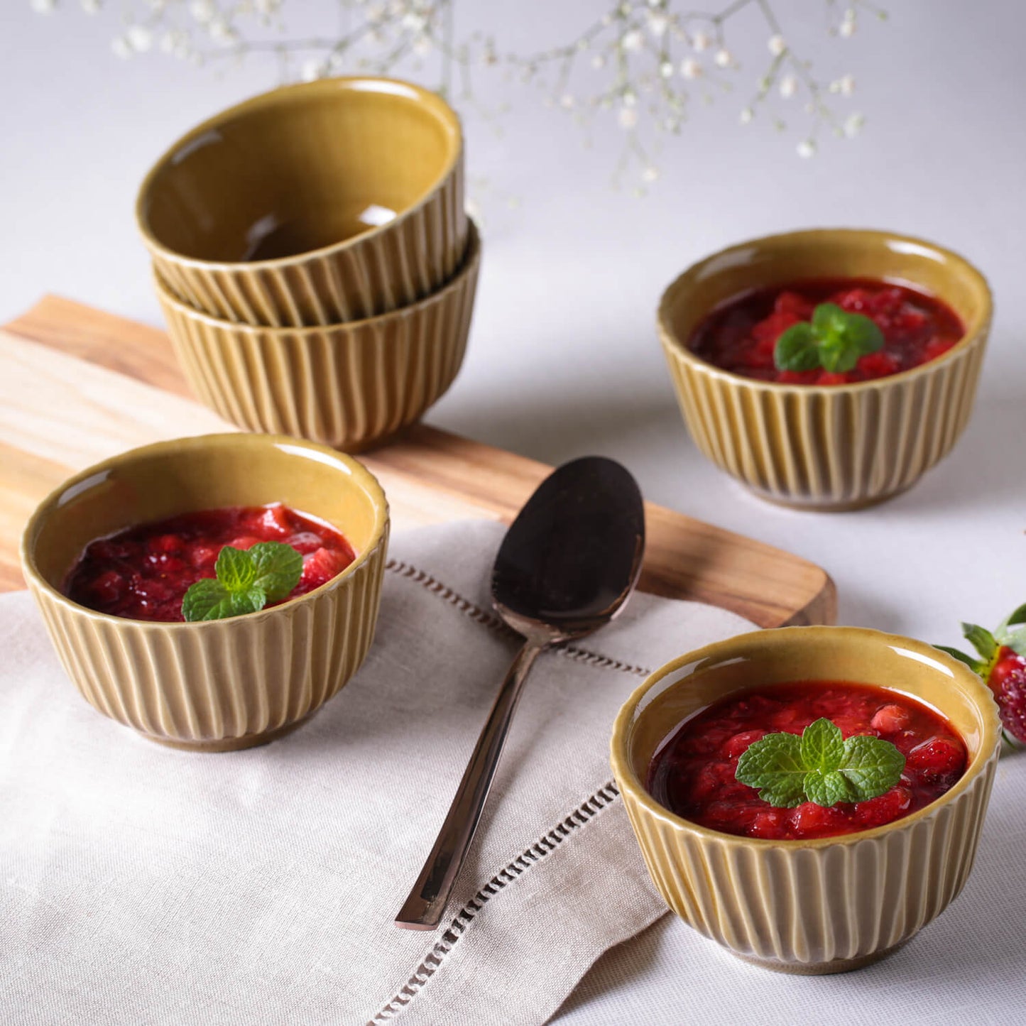 Porto Brasil AMBER LINHAS RAMEKIN STONEWARE dia. 3.5x1.97"  SKU: '1466177101