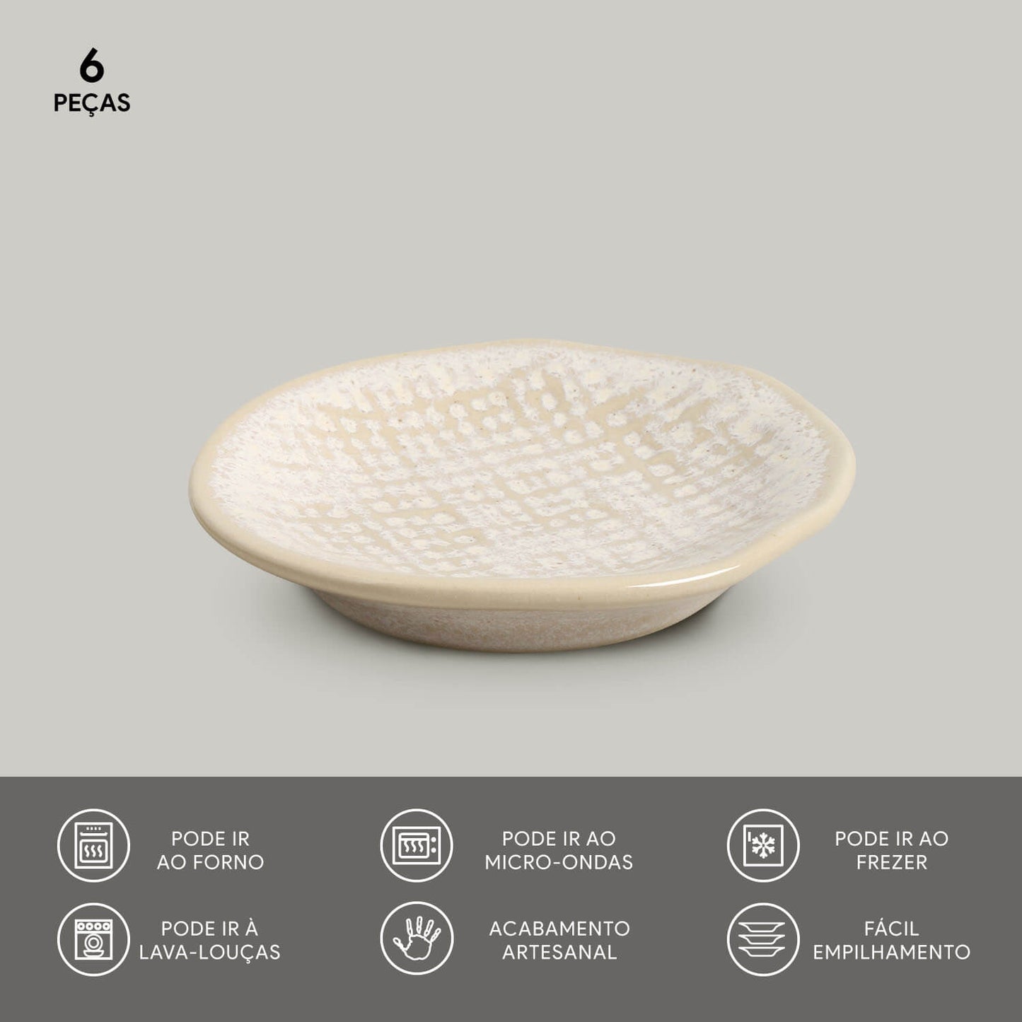 Porto Brasil LATTE RAMEKIN JUTA STONEWARE dia. 4.33x0.87"  SKU: '14664108501