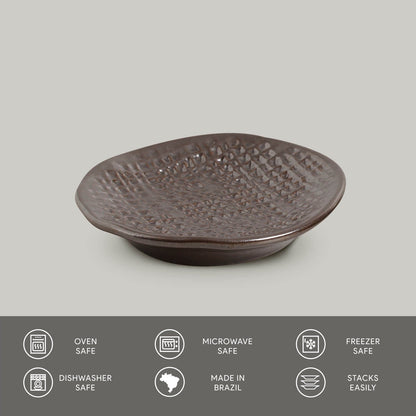 Porto Brasil METALLICA RAMEKIN JUTA STONEWARE dia. 4.33x0.87"  SKU: '14664109301