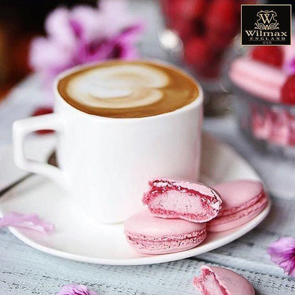 Wilmax Fine Porcelain 3 Oz | 90 Ml Coffee Cup & Saucer SKU: WL-993041/AB