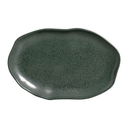 Porto Brasil GREENERY SHALLOW OVAL PR MEDIUM BIO STONEWARE dia. 11.81x7.87"  SKU: '14831106501