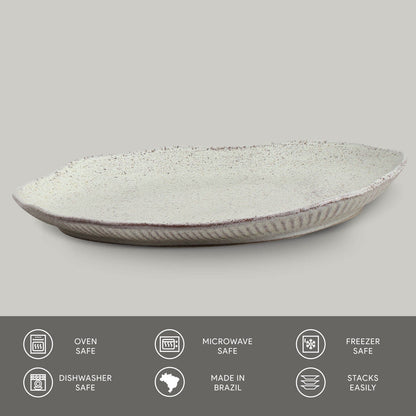Porto Brasil PISTACHE SHALLOW OVAL PR MEDIUM BIO STONEWARE dia. 11.81x7.87"  SKU: '14831108801