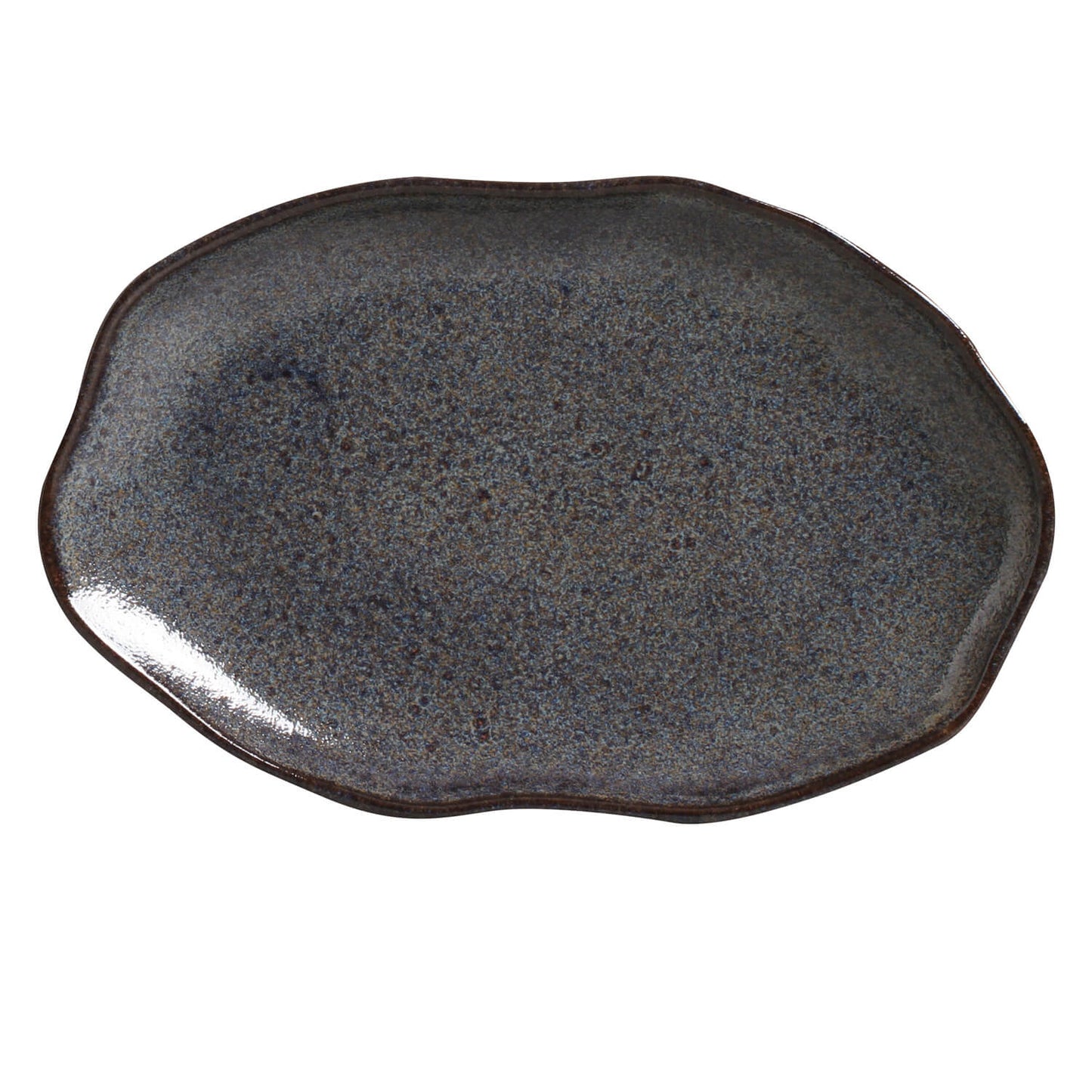 Porto Brasil TITANIUM SHALLOW OVAL PR MEDIUM BIO STONEWARE dia. 11.81x7.87"  SKU: '14831109401