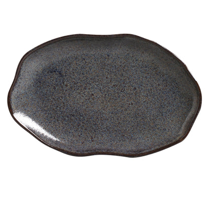 Porto Brasil TITANIUM SHALLOW OVAL PR MEDIUM BIO STONEWARE dia. 11.81x7.87"  SKU: '14831109401