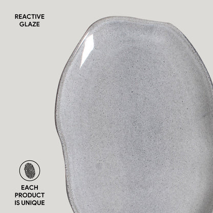 Porto Brasil DUST SHALLOW OVAL PR MEDIUM BIO STONEWARE dia. 11.81x7.87"  SKU: '14831115801