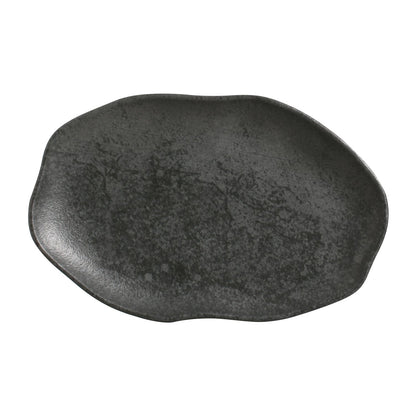 Porto Brasil CHROMIUM SHALLOW OVAL PR MEDIUM BIO STONEWARE dia. 11.81x7.87"  SKU: '14831115901