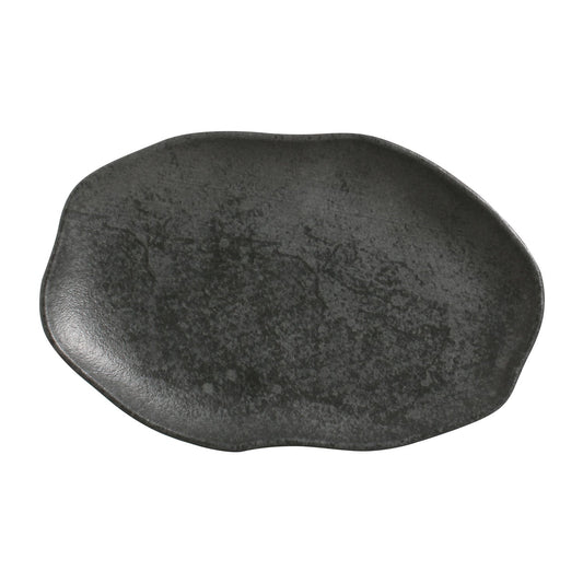 Porto Brasil CHROMIUM SHALLOW OVAL PR MEDIUM BIO STONEWARE dia. 11.81x7.87"  SKU: '14831115901
