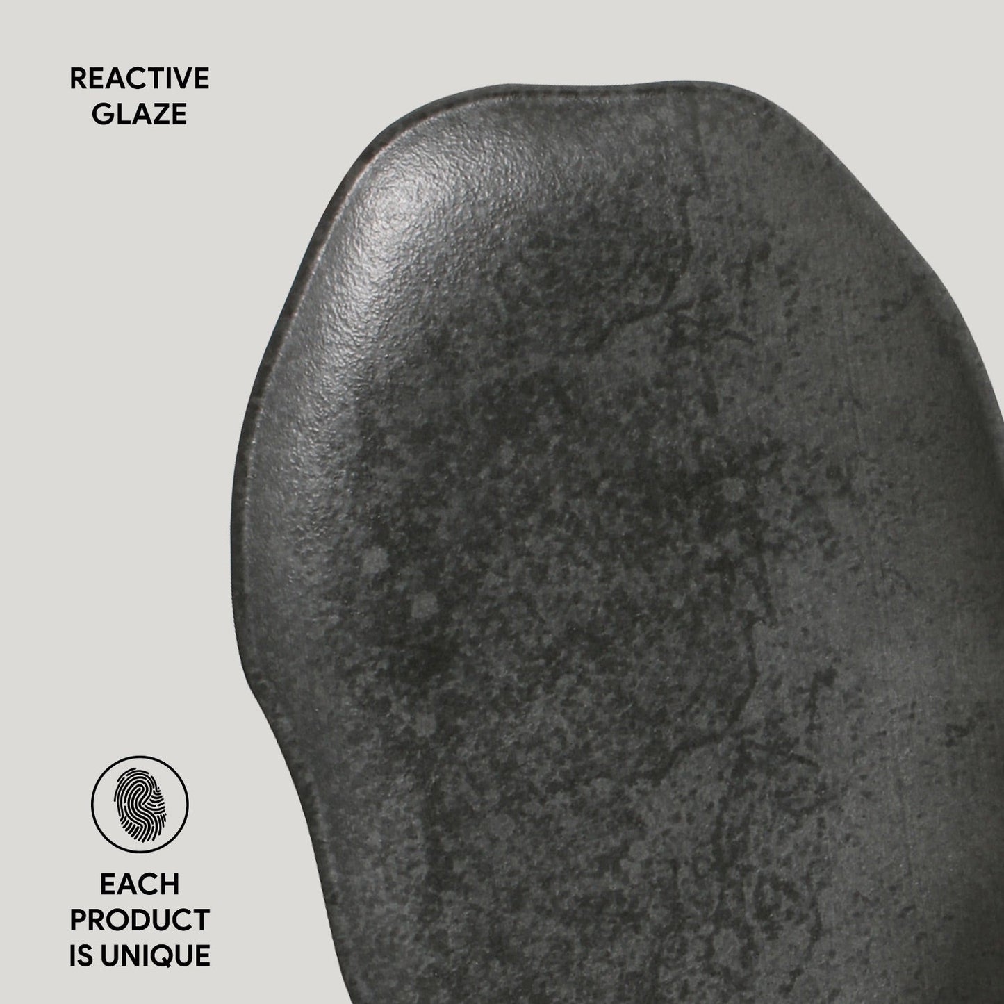 Porto Brasil CHROMIUM SHALLOW OVAL PR MEDIUM BIO STONEWARE dia. 11.81x7.87"  SKU: '14831115901